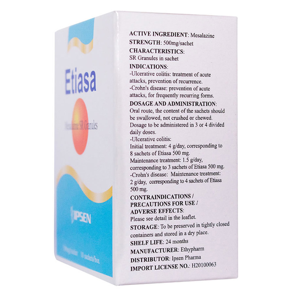 美沙拉秦缓释颗粒(艾迪莎)