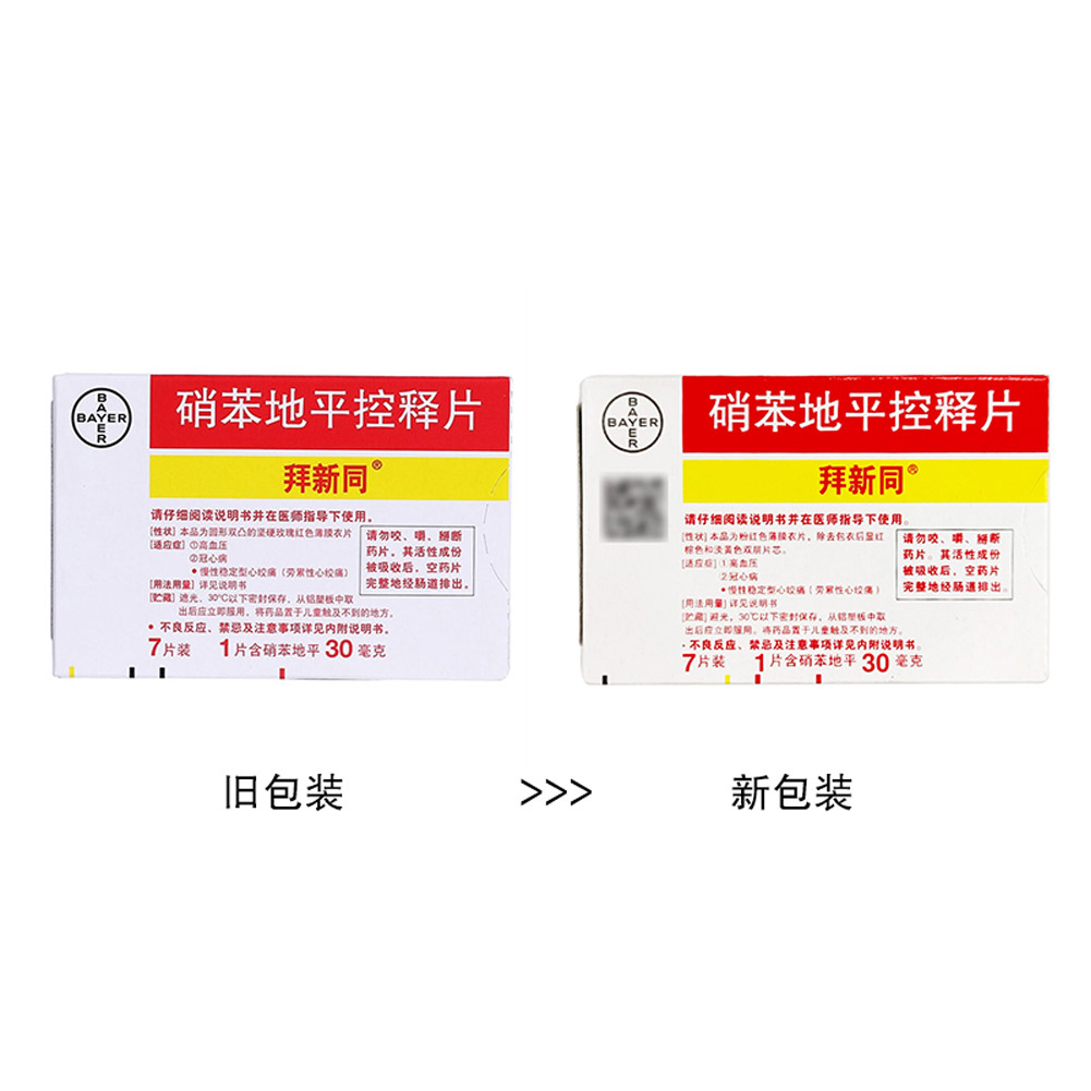 硝苯地平控释片（拜新同）
